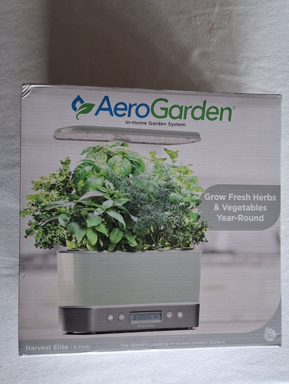 NIB AeroGarden Harvest Elite Indoor Garden Hydroponic System with LED Grow Light - Picture 10 of 11